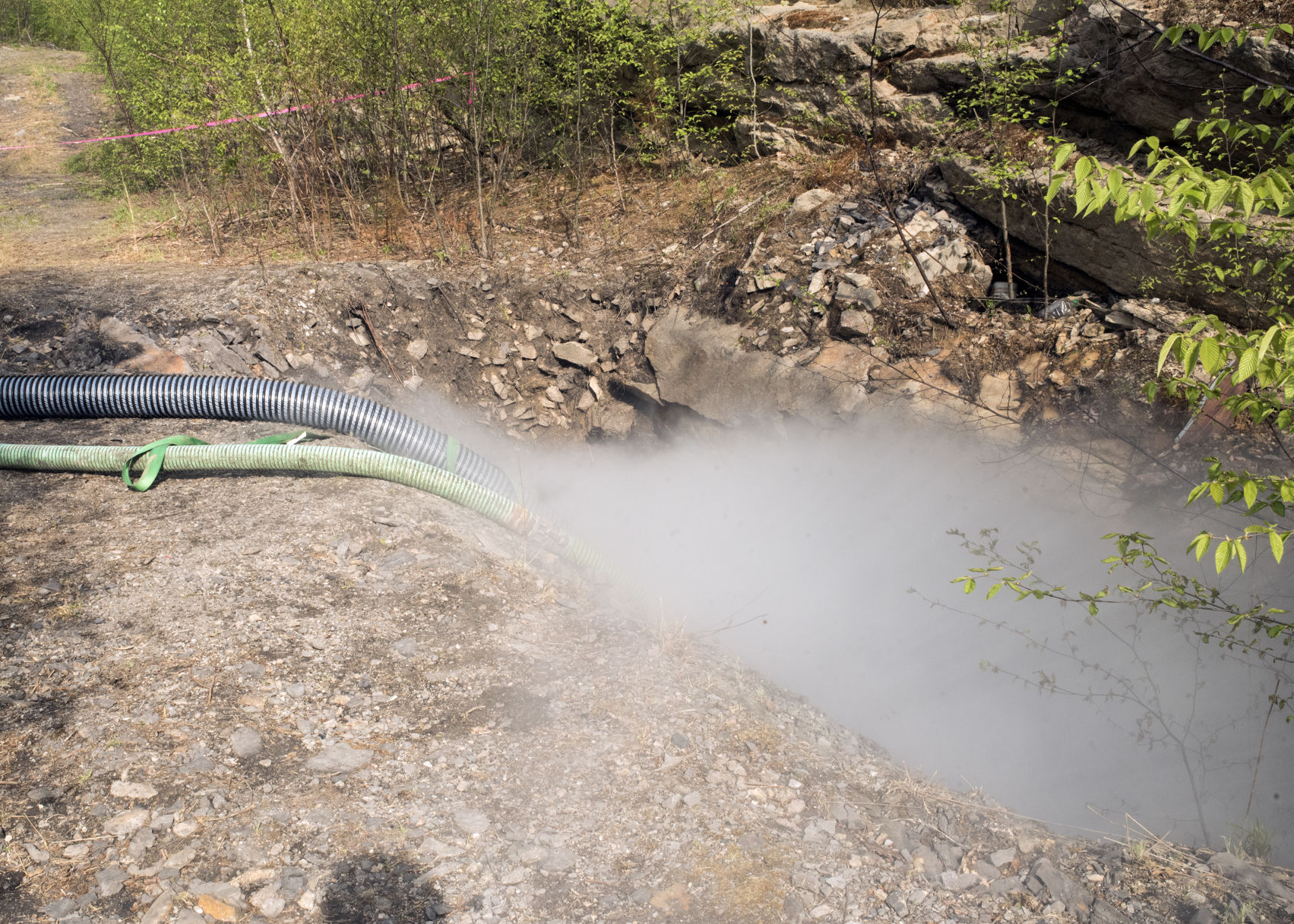 DEP: 'Continued progress' in diminishing mine fire